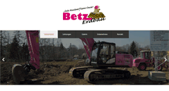 Desktop Screenshot of betz-erdbau.de